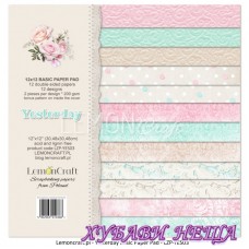 Дизайнерско блокче 12x12"- Basic Yesterday 12л. двустр