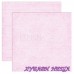 Дизайнерско блокче 12x12"- Basic Music Letters 12 л. двустр