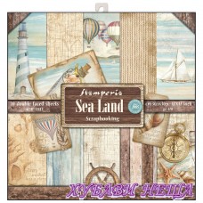 Дизайнерско блокче 30,5x30,5 Sea Land 10л. двустр.