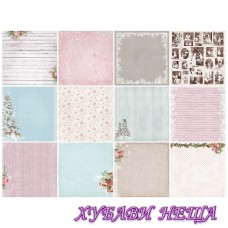 Дизайнерско блокче 12x12"- Winter Joy 13 листа